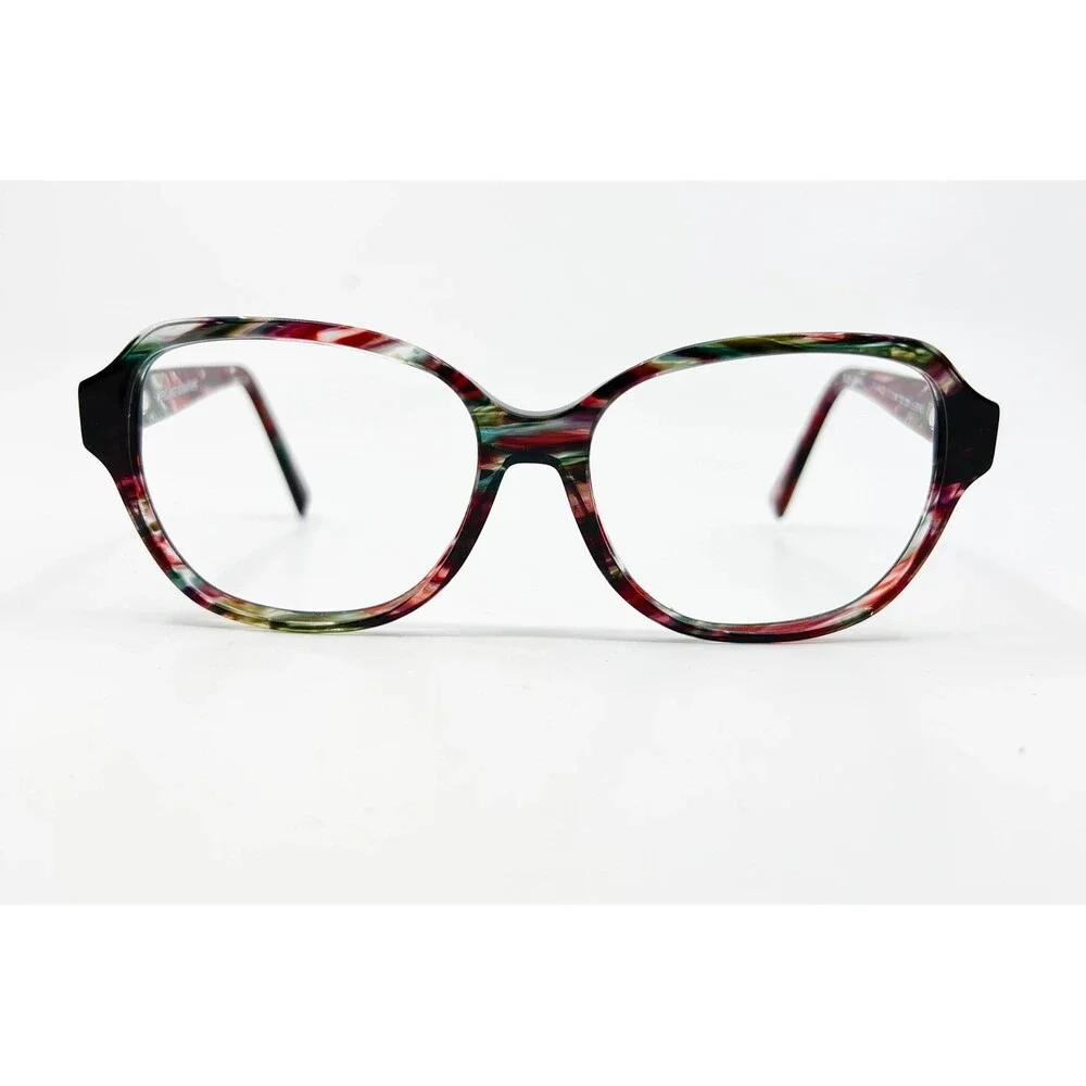 Kirkland Signature Eyeglasses Womens Multicolor Valley 50-16-135 C01 Cherry 50mm